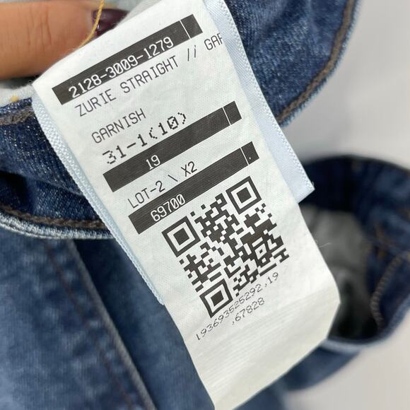 Citizens of Humanity | Zurie Straight Leg Jeans Garnish Medium Blue 31 - Picture 15 of 15